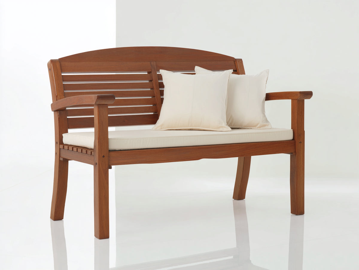Banc de jardin - Bois - 160x65x92 cm - Marron - Style traditionnel