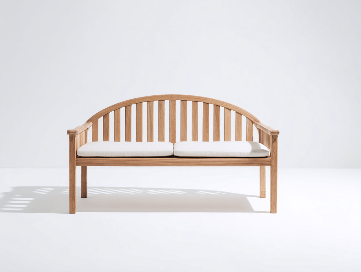 Banc de jardin - Bois - 180x65x90 cm - Marron clair - Style nordique